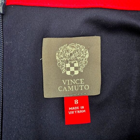 Vice Camuto Women's Navy and Pink Dress Size 8 - Picture 3 of 4